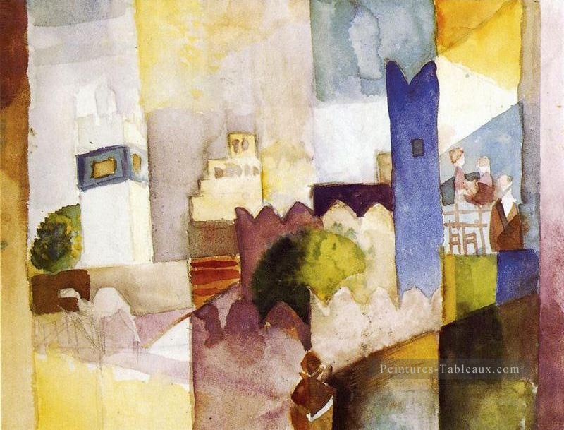 Kairouan August Macke Peintures à l'huile